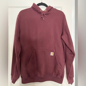 Carhartt Loose-Fit Hoodie Medium Maroon/Burgundy Unisex